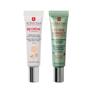 CC Red Correct and BB Cream Duo  | Erborian